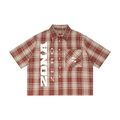 ZONA ZERO- PLAID BOXY SHIRT