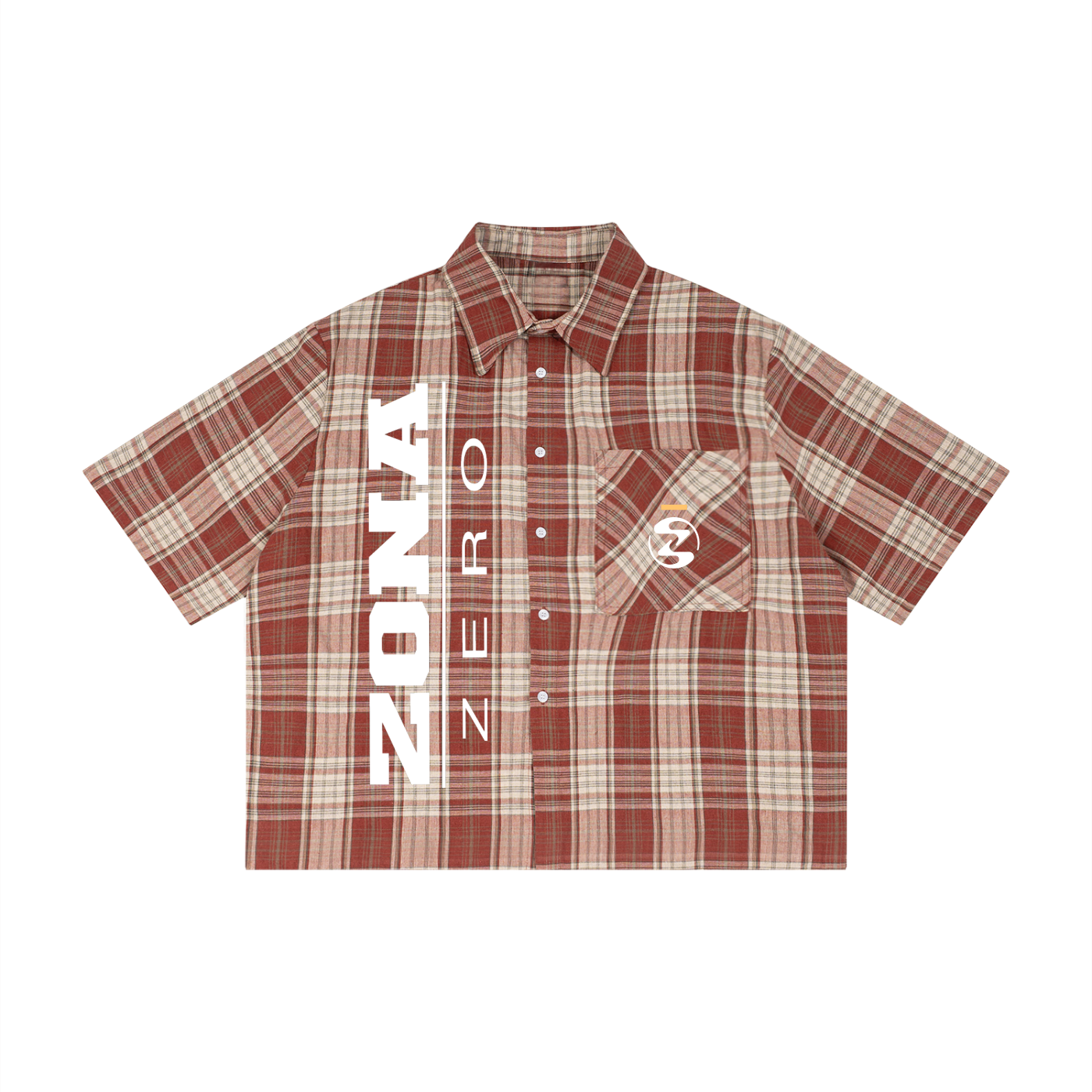 ZONA ZERO- PLAID BOXY SHIRT
